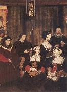 Rowland Lockey Sir Thomas More and his family Spain oil painting artist